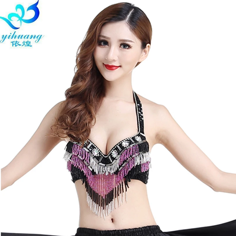 Египетский костюм для танца живота украшенный бисером и стразами | Тематическая