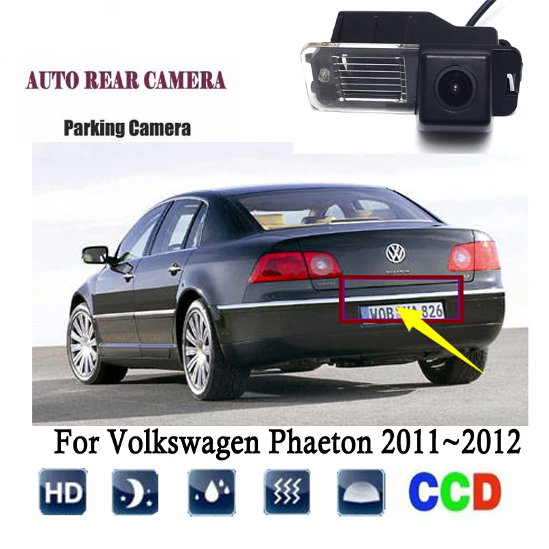 

Rearview Camera For Volkswagen Phaeton 2011~2012 CCD Night Vision Reverse Backup Camera/Rear View Camera license plat Camera