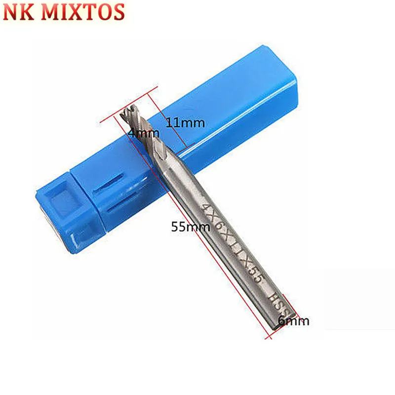 NK MIXTOS 1 шт. 4 флейты Концевая фреза фрезерный станок с прямым хвостовиком