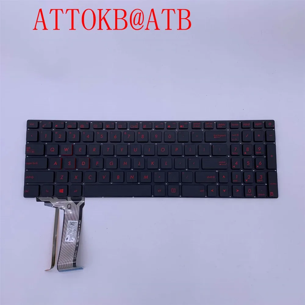 Новая английская клавиатура с подсветкой для ноутбука Asus G551 G551J G551JK G551JM G551JW G551JX