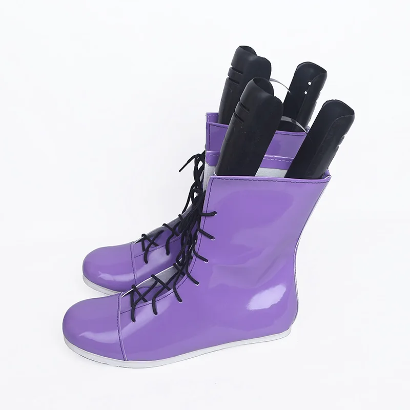 Игра Fate/Apocrypha Astolfo Copsplay обувь фиолетовый сапоги Новинка Бесплатная доставка|shoes