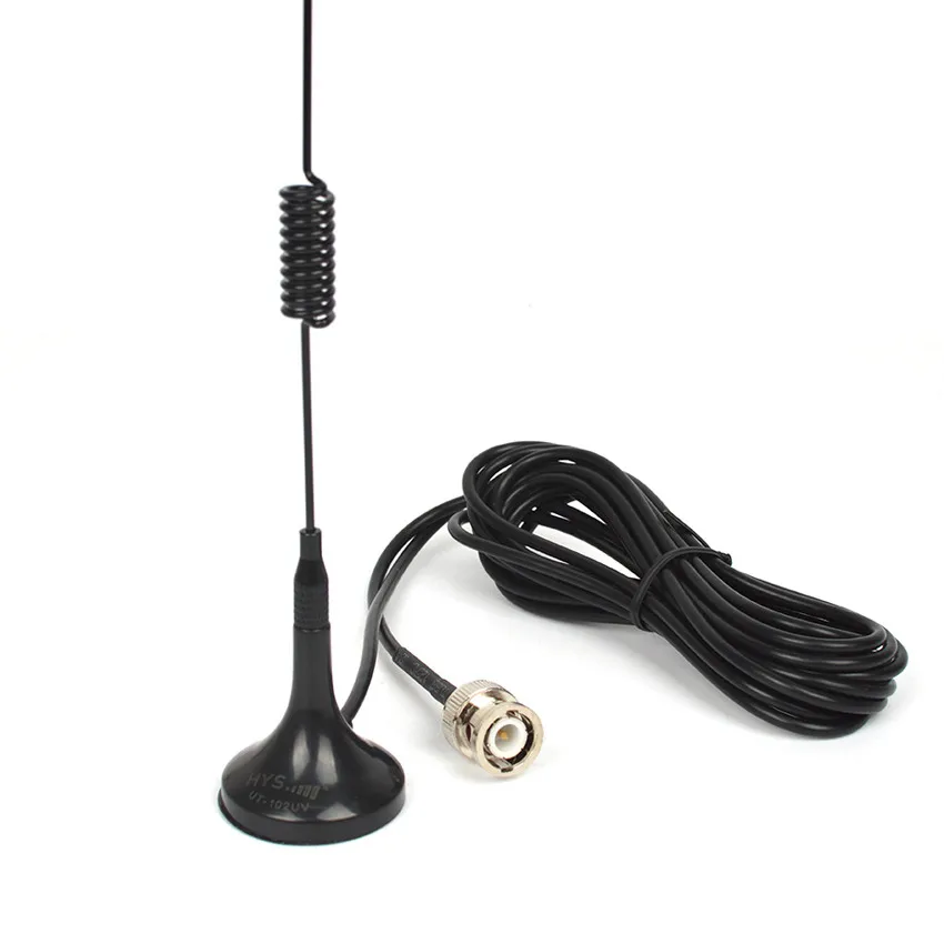 10PCS HYS Walkie Talkie BNC Antenna 30CM dual band VHF/UHF 144/430MHz Dual Band antenna Ham Two Way Radio UT-102UV | Мобильные