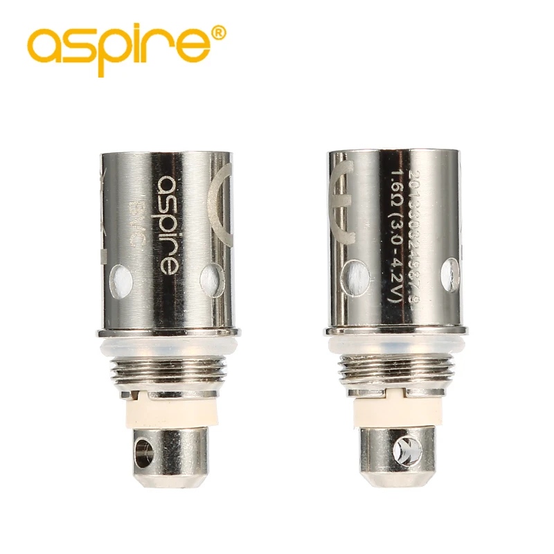 5pcs/pack Aspire Regular BVC Coil 1.6ohm 1.8ohm 1.2ohm Replacement Vape Core Atomizer Head for CE5 Clearomizer and Spryte Kit |
