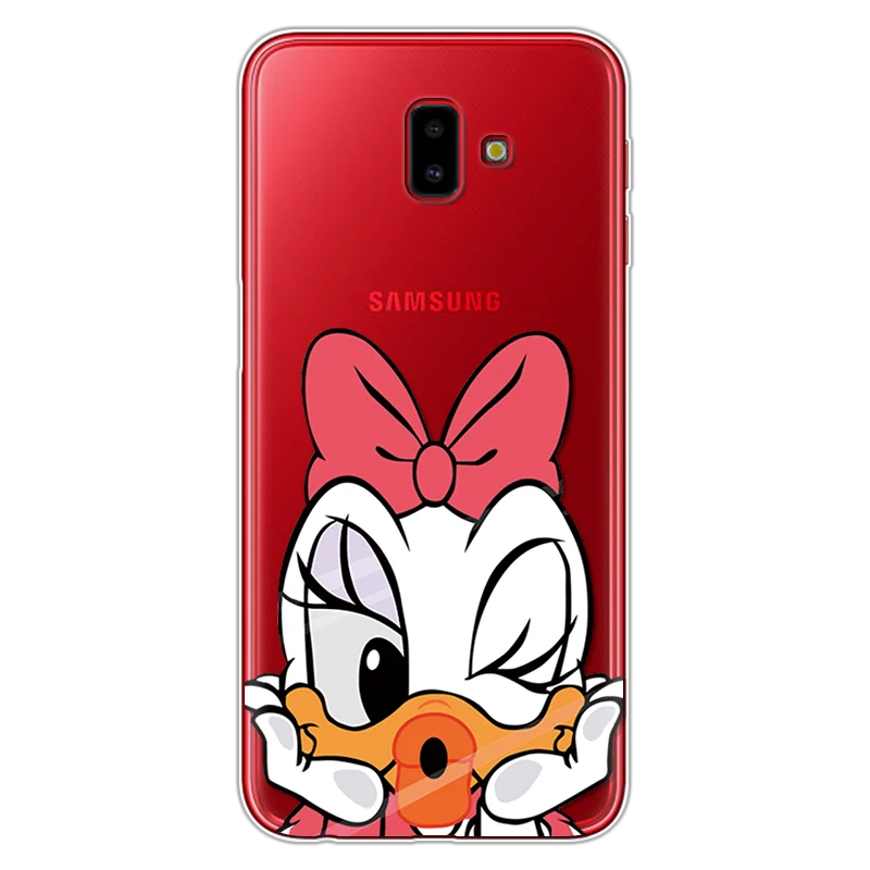 daisi Милый мультяшный чехол для samsung Galaxy J6, мягкий силиконовый чехол из ТПУ для Galaxy J6 Plus J6+ J6Plus J610F SM-J610F, тонкий - Цвет: daisi