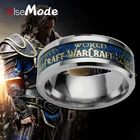 Кольца ELSEMODE из нержавеющей стали 316L для мужчин и женщин, модные игровые кольца World of Warcraft для Орды, ширина 8 мм, Прямая поставка