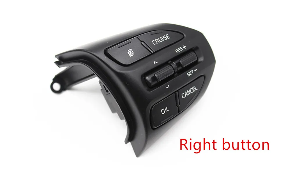 Right button Автомобильный мультимедийный руль кнопка для KIA K2 RIO кнопки Bluetooth телефон круиз контроль громкости - Цвет: Right button