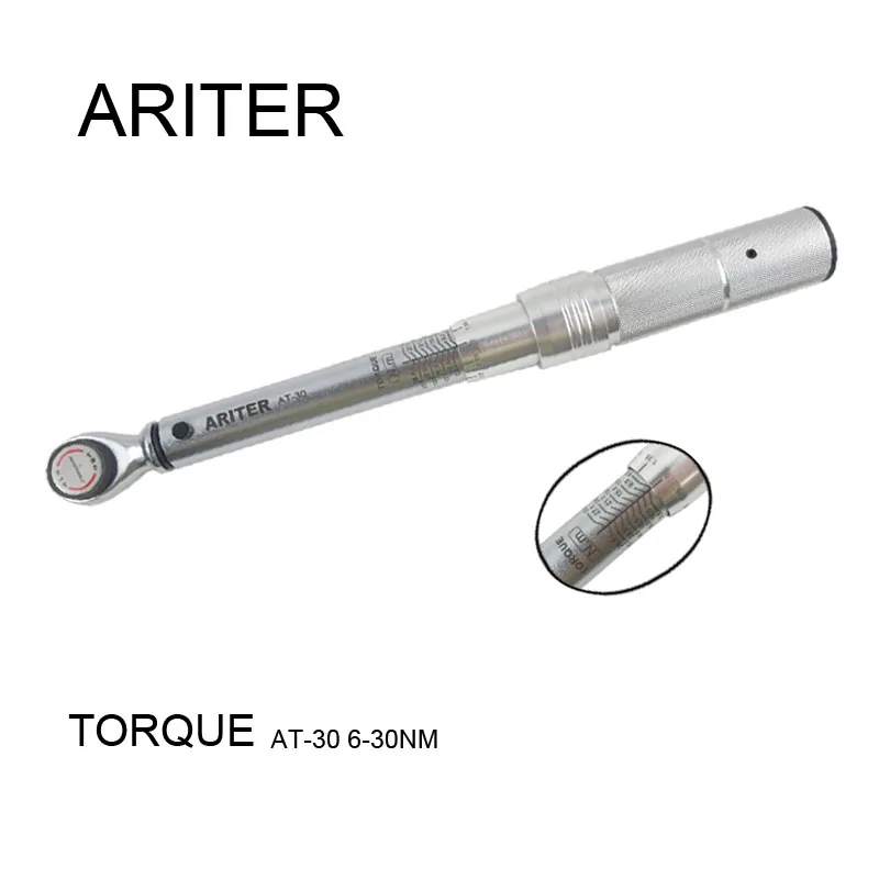 ARITER 1/4 3/8 дюйма 6 30N.m 10 60N.m гаечный ключ регулируемый для ремонта велосипеда