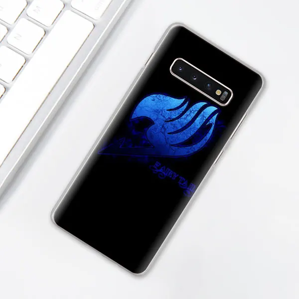 002 Аниме Манга Сказочный Хвост Логотип чехол для телефона для samsung Galaxy S10e S10 Plus S7 S8 S9 Plus Note 8 9 M10 M20 M30 жесткий чехол - Цвет: 002