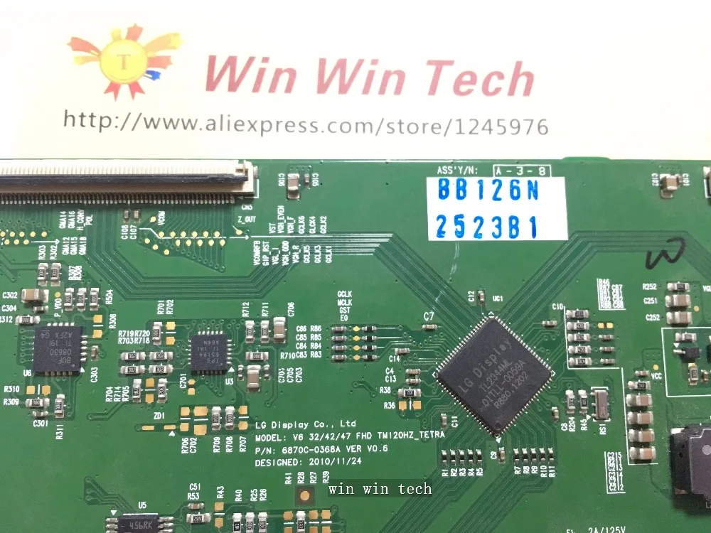 LGV6 32/42/47 FHD TM120HZ Новый 6870C 0368A V0.6 оригинальные детали бесплатная доставка 0368A|parts| |