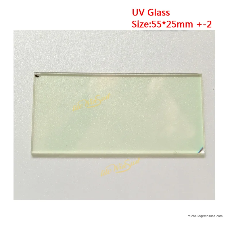 UV Glass 55x25mm 15R Litewinsune 1 шт. призматический светильник 16/24 грань ультрафиолетовое стекло(УФ стекло) цветное стекло для 200 Вт 230 Вт Луч светильник - Цвет: UV Glass 55x25mm 15R
