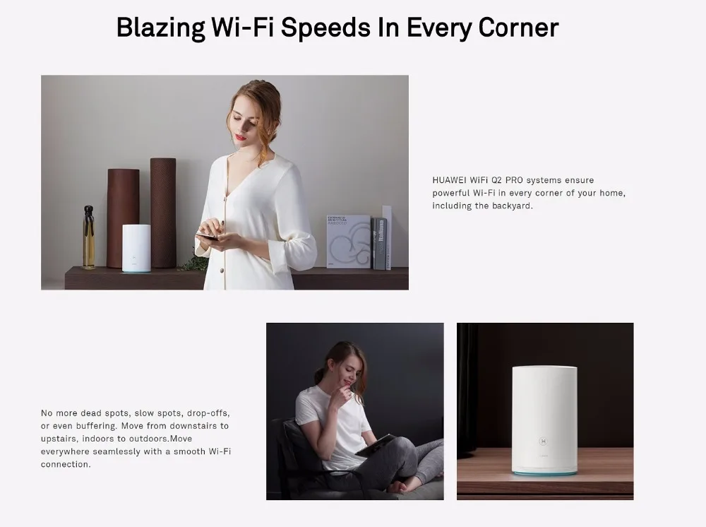 Новое поступление, высококачественные HUAWEI Wifi Q2 Pro роутеры, Двухдиапазонные гигабитные беспроводные роутеры с двумя роутерами для родителей и детей, элегантный дизайн
