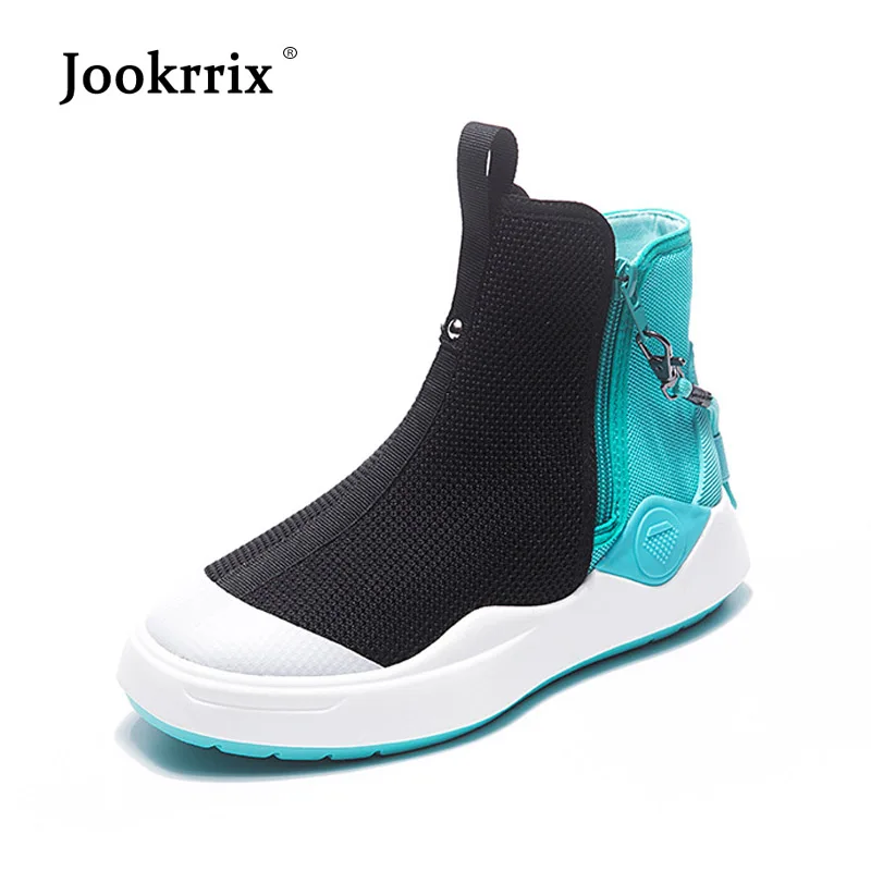 Jookrrix 2018 обувь Для женщин модные брендовые кроссовки с высоким берцем женские
