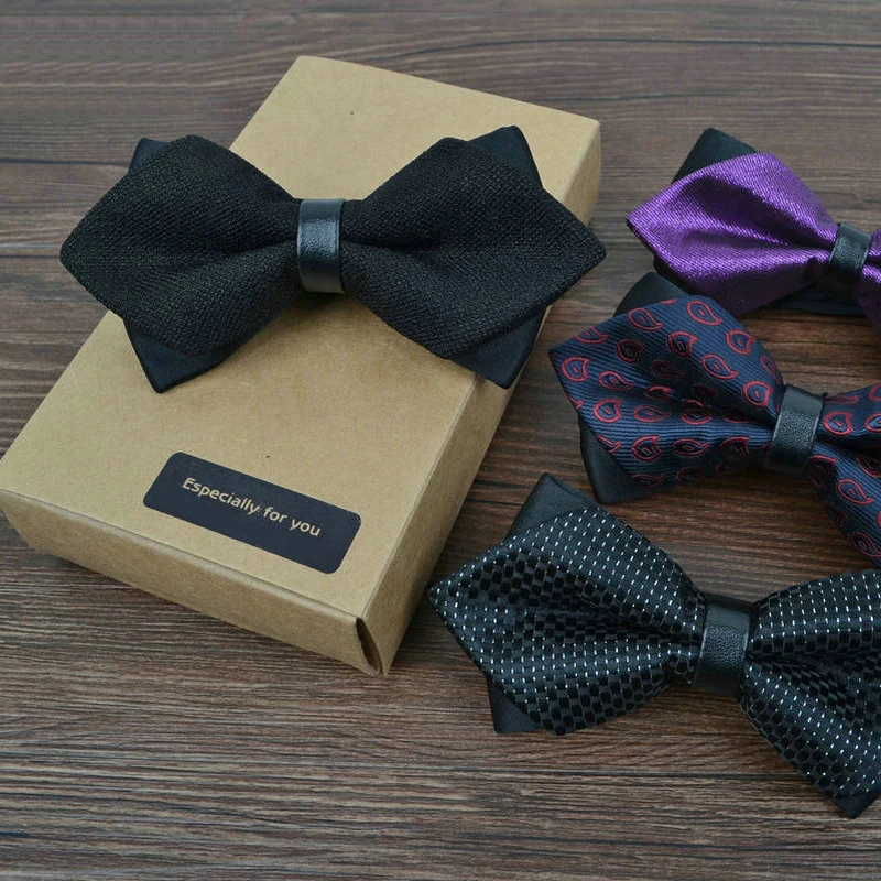 Новинка 2017 простой мужской костюм галстук бабочка для жениха Свадебная