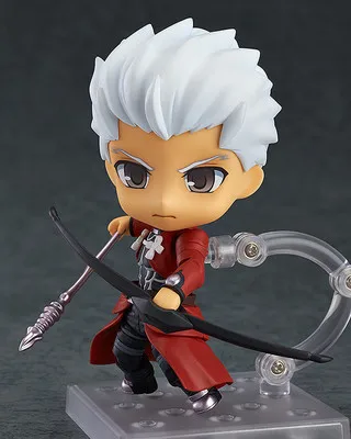 Симпатичные Nendoroid Fate Stay Night эмия Ширу Арчер игрушки куклы 10 см ПВХ фигурка