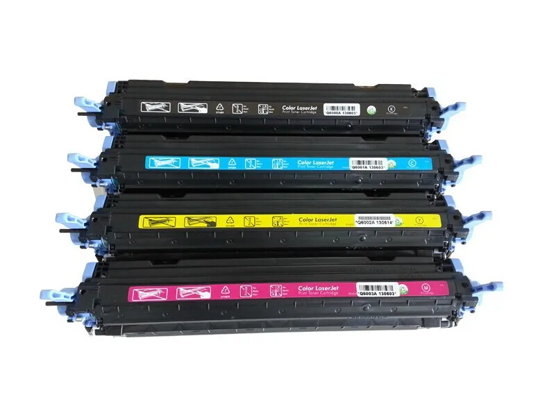 Тонер картридж для HP Laserjet 124A Q6000A Q6001A Q6002A Q6003A (4 упаковки) серия цветов