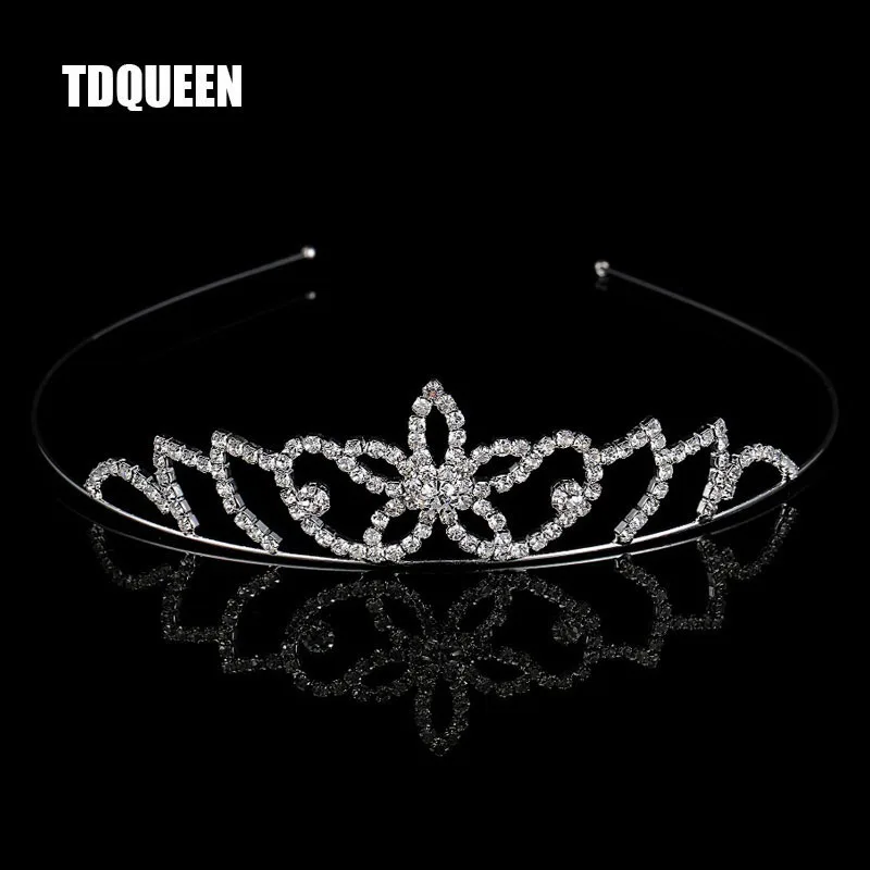TDQUEEN свадебная прическа интимные Аксессуары Посеребренная блестящая горный