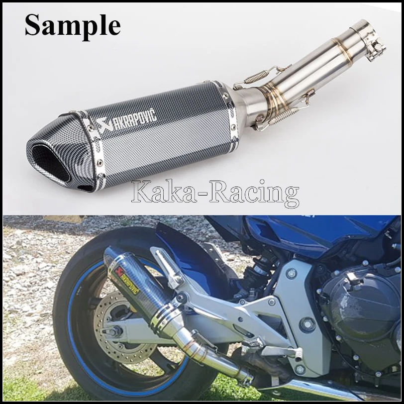 Выхлопная система мотоцикла соединение средней трубы с Akrapovic глушитель