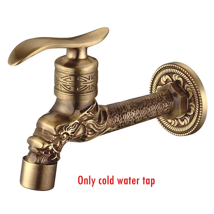 Бразильский стиль античная бронза дракон кран в форме животных для сада