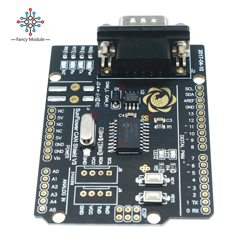 MCP2515 Can шина Защитная плата модуля фоторазъем Стандартный UART IIC SPI светодиодный