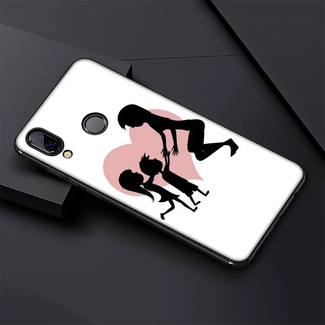 IYICAO mom baby Soft Phone Case for Huawei Mate 10 20 Lite Pro Nova 2i 3 3i 4 Cover |