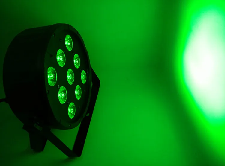 Стирка свадьба свет 9x12 Вт RGBW 4in1 DJ LED плоским Par этапа стирки 4 шт в партии