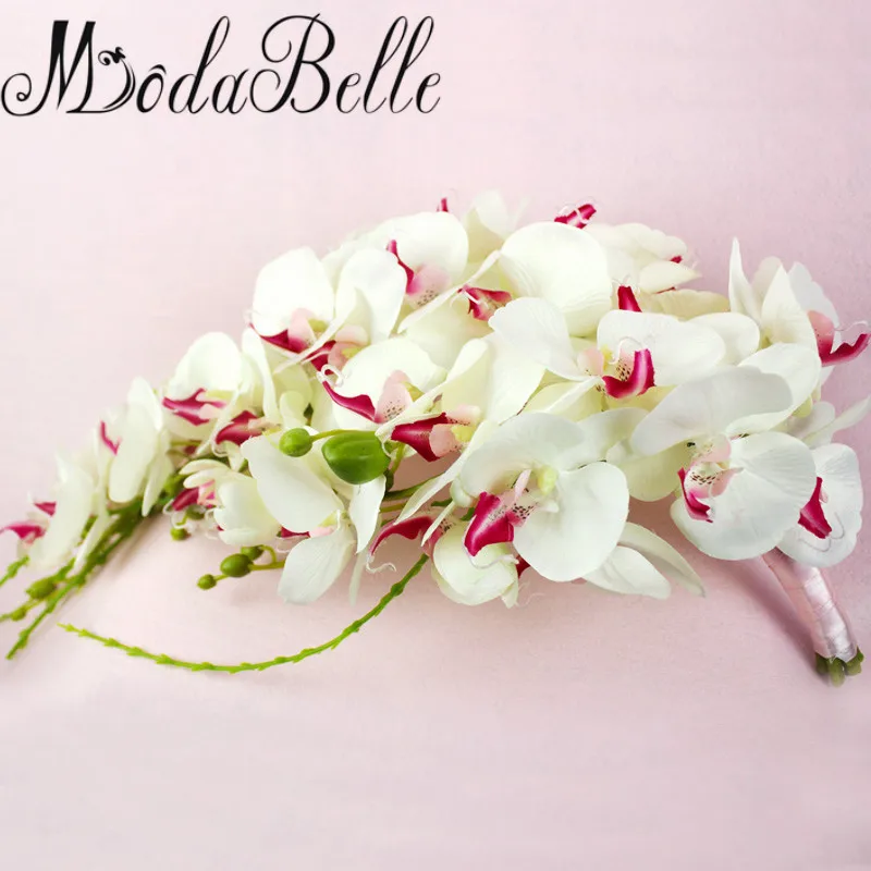 Пасторальный Свадебный букет для невесты Modabelle Водопад подружки из