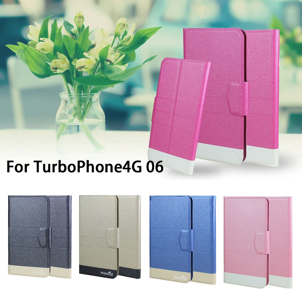 5 видов цветов жарко! TurboPhone4G 06 кожаный чехол для телефона Прямая поставка с
