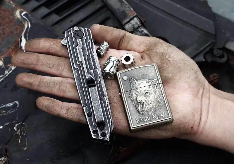 JUFULE настоящий VG-10, дамасский шариковый подшипник, Флиппер, стальная ручка, складной, для кемпинга, охоты, инструмент для повседневного использования, кухонный нож