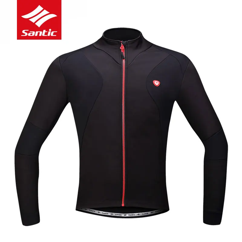 New Santic Mens Breathable Cycling Jerseys Winter Fleece Thermal MTB Road Bike Jacket Windproof Warm Quick Dry Bicycle Clothing