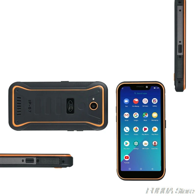 Guophone X3 Водонепроницаемый смартфон с 5 5-дюймовым дисплеем четырёхъядерным
