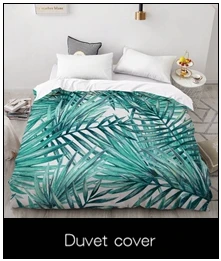 3D HD Print Bedding Set Custom/King/Europe/USA,Duvet Cover Set Queen/King,Quilt/Blanket Cover Set Bedclothes Nordic eucalyptus