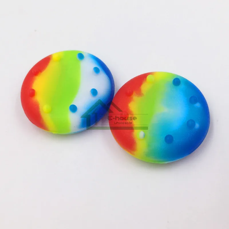 100 шт для PS4 PS3 PS2 xbox 360 один контроллер резиновая силиконовая крышка Thumbstick Thumb Stick крышка 3D Аналоговый джойстик ручка Крышка