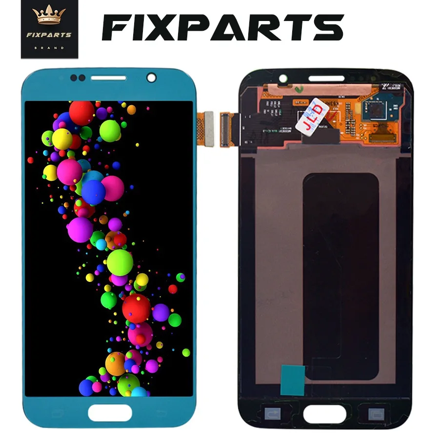 100% Original Work S6 LCD Screen For Samsung S6 G920 SM-G920F Lcd + Tools Display Touch Screen Digitizer Assembly Phone G920F