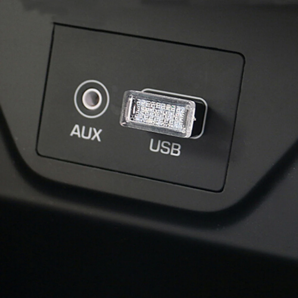 USB Ночной светильник светодиодный атмосферная лампа для салона автомобиля