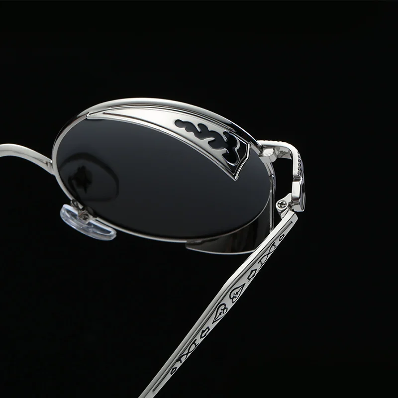 Lovfame стимпанк Солнцезащитные очки для женщин Для мужчин поляризованный бренд