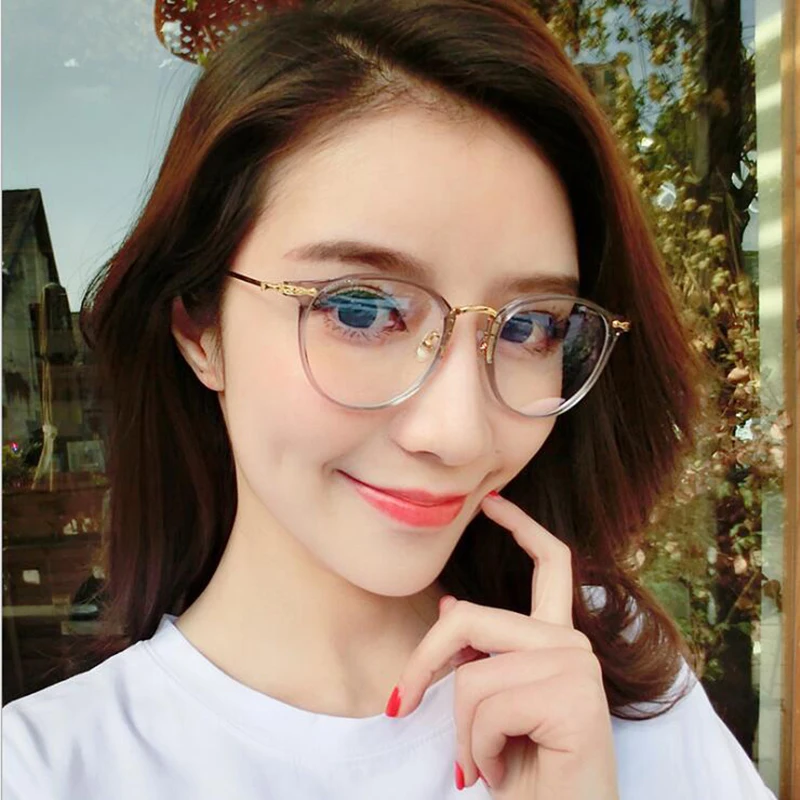 ZXTREE ретро плоские очки компьютерные анти синие металлические рамки студенческие
