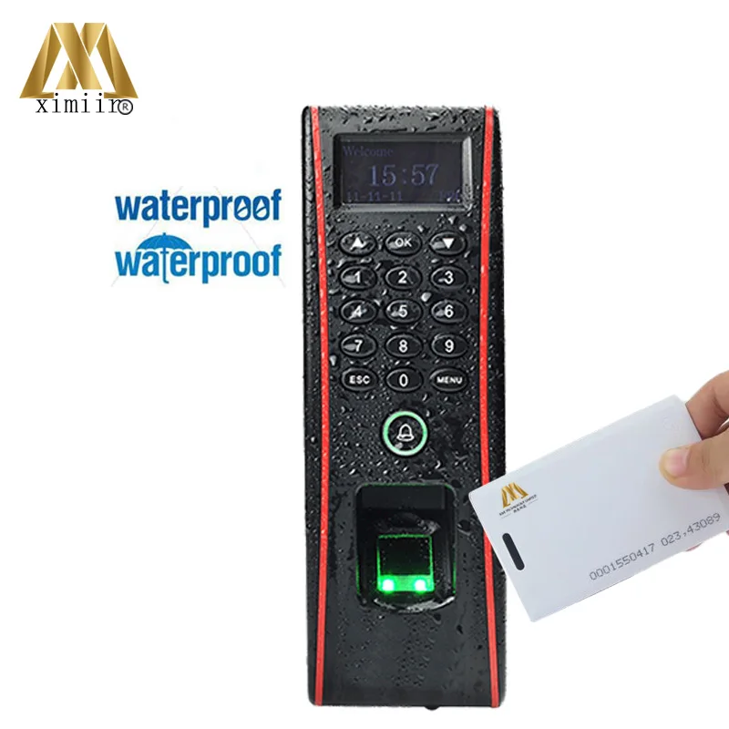 Новое поступление система контроля доступа по отпечаткам пальцев ZK TF1700 с rfid