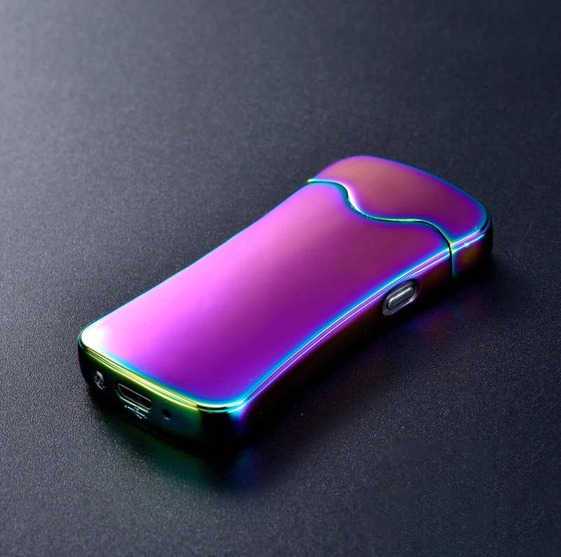 Вольфрамовая USB беспламенная зажигалка Электронная перезаряжаемая WilndProof может