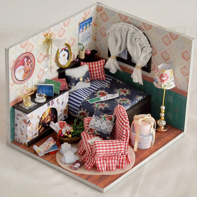 New T-Yu TY12 Autumn Fruit House DIY Dollhouse With Cover Light Gift Collection Decor Toy Hot Gifts for Kids | Игрушки и хобби
