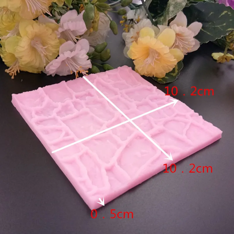 1 шт. творческий булыжник камень кирпичная стена впечатление коврик для выпечки