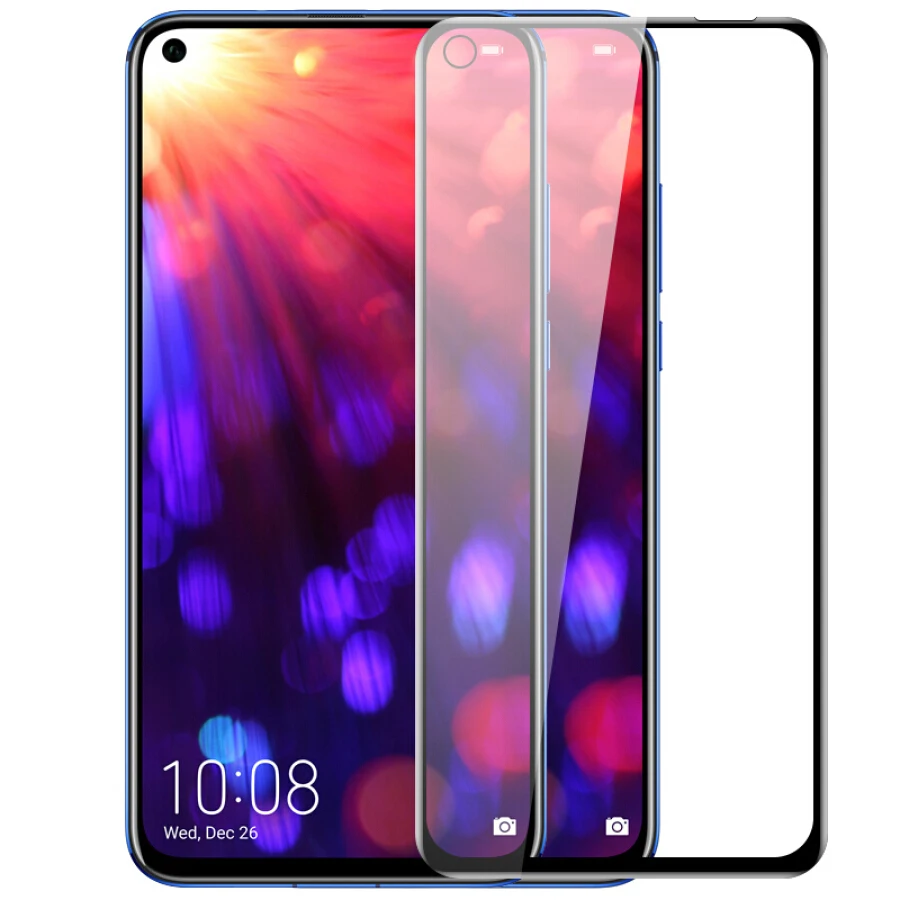6D полное клеевое покрытие Премиум Закаленное стекло для Huawei Honor View 20 9H Защитная