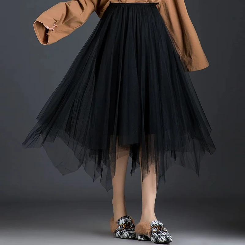 2019 лето осень зима винтажная женская одежда миди юбка эластичная высокая талия