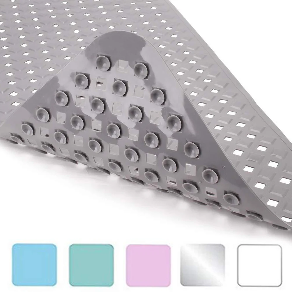 PVC 40x100 нескользящий коврик для ванной комнаты, коврик для ванной, Удлиненный коврик для ванной, машинная стирка, коврик для душа, массажный коврик с присоской