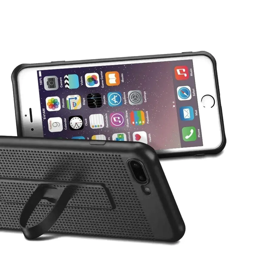 Чехол для iPhone 7 8 6 6s Plus X 5 5S SE силиконовый чехол с защитой от ударов со скрытым