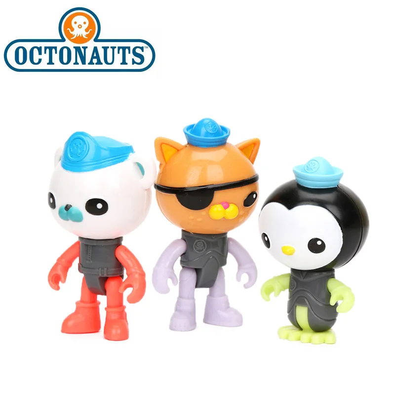 Octonauts игрушки 6 5-7 5 см светящиеся в дархе Октонавты песо ПВХ фигурки Octo для команды