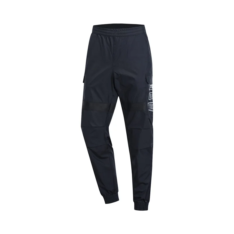 Li Ning мужские трендовые удобные штаны для отдыха из 100% полиэстера с подкладкой