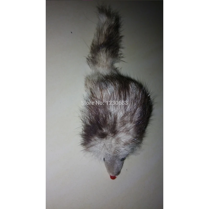 Игрушка для кошек Westrice Большая Меховая мышь с кроличьим мехом 6 см различные