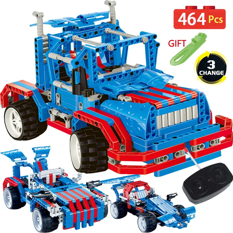464 шт. Technik RC Автомобиль Радио пульт дистанционного управления блоки Набор Technic