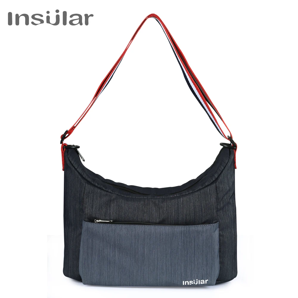 Изолированная Детская сумка для коляски водонепроницаемая подгузников мамы