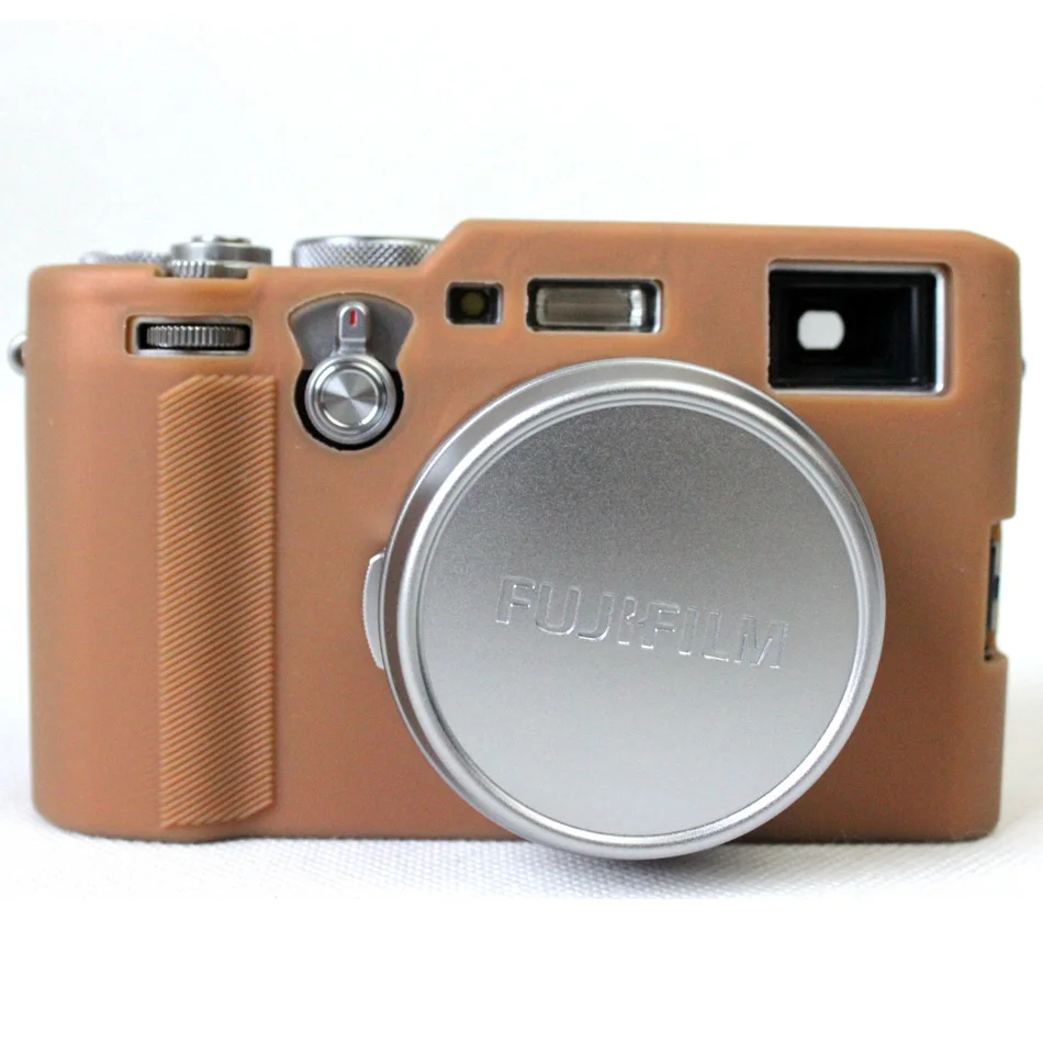 Мягкий силиконовый резиновый защитный корпус для камеры чехол Fujifilm X100F